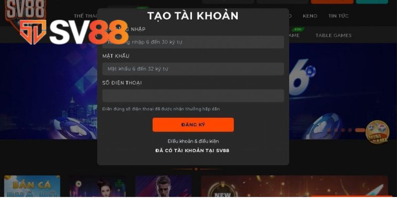 Hướng dẫn chi tiết 3 bước đăng nhập SV88 đơn giản dành cho bạn